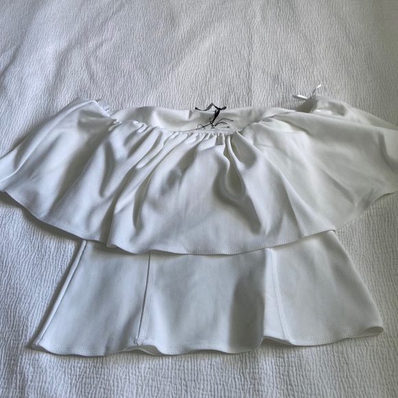 Zara Elegant White Blouse - Picture 1 of 3
